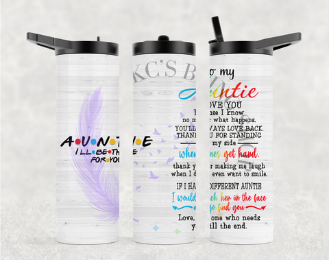 KC'S Bling Shop - To my Auntie Tumbler