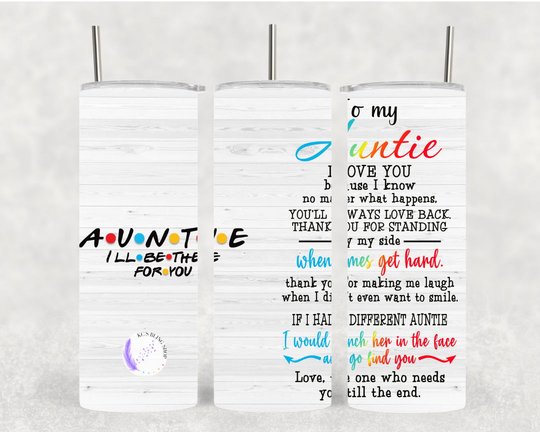 KC'S Bling Shop - To my Auntie Tumbler