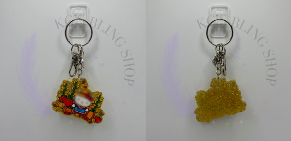 KC'S Bling Shop - Acrylic Keychains w/ Beads - KC'S Bling Shop
