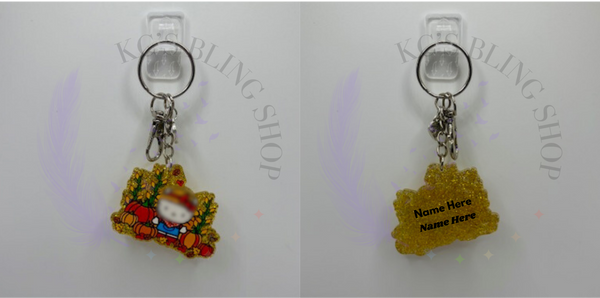 KC'S Bling Shop - Acrylic Keychains w/ Beads - KC'S Bling Shop