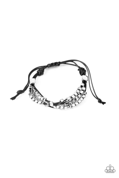 Paparazzi - Modern Minimalism - Black Bracelet - KC'S Bling Shop